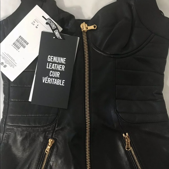h&m moschino leather dress Runway Moschino Black Leather Dress Moschino Black Typography-Print Silk  Blend Maxi Dress Runway
